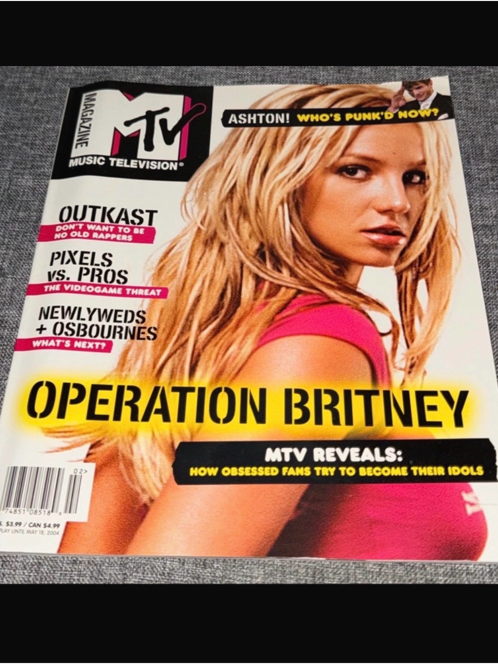 Ultra Rare MTV Magazine Britney Spears May 2004 Y2K NM